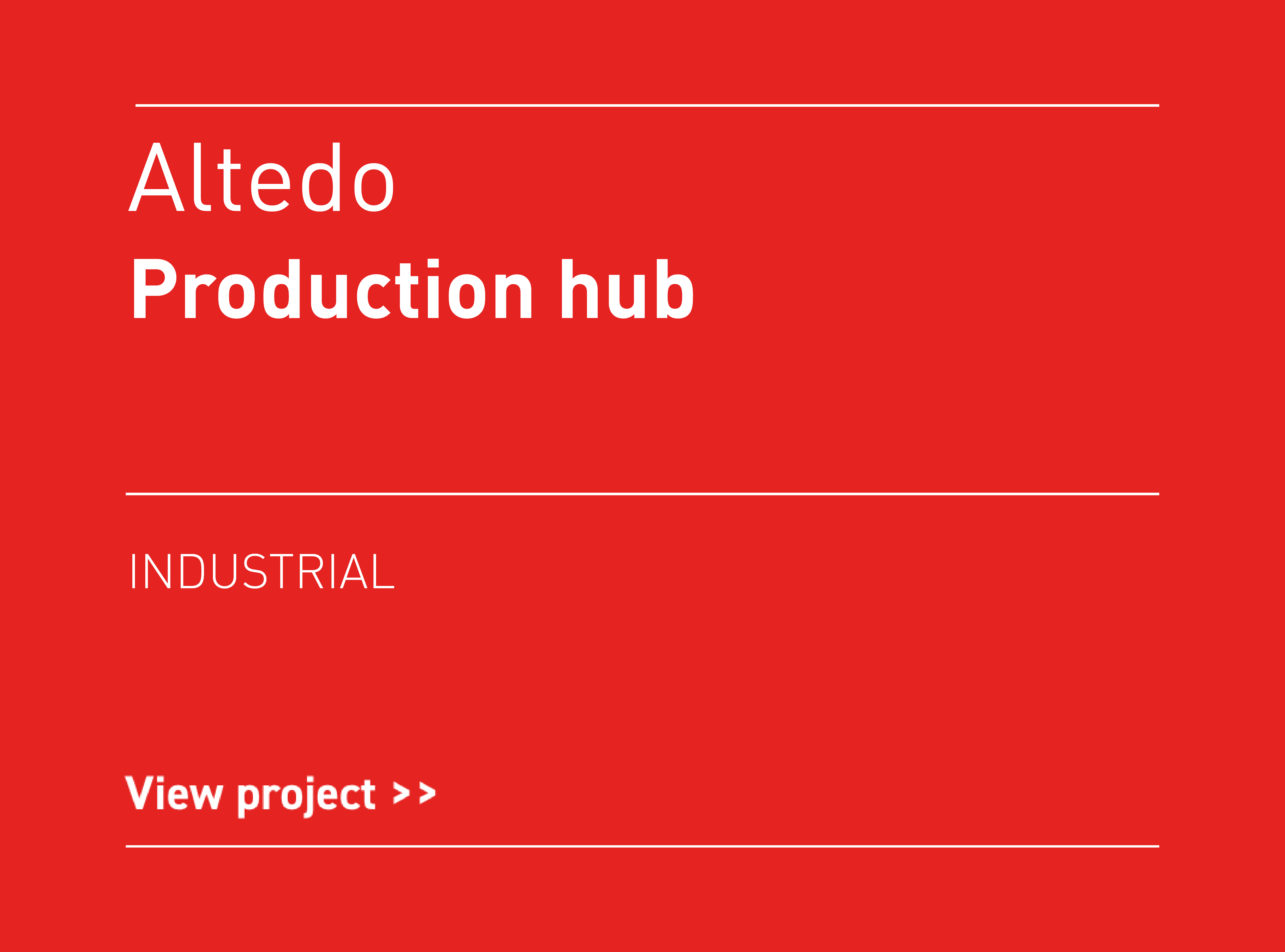 Altedo Logistics and production hub