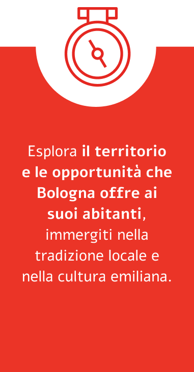 Esplora il territorio e le opportunità che Bologna offre ai suoi abitanti, immergiti nella tradizione locale e nella cultura emiliana.